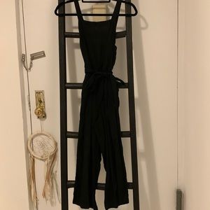 Black Linen Jumpsuit